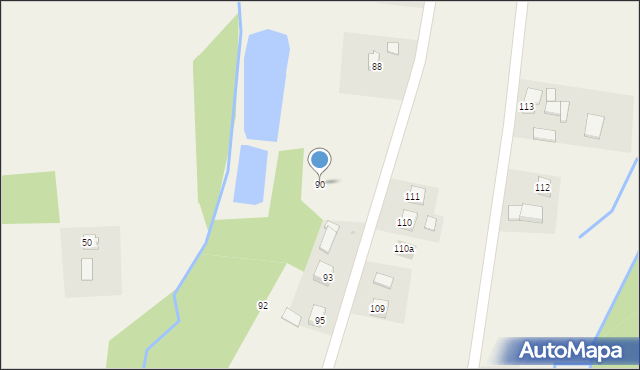 Sieklówka, Sieklówka, 90, mapa Sieklówka