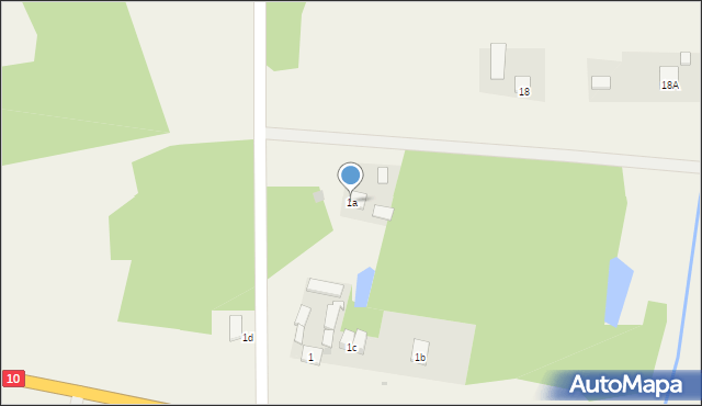 Siekluki, Siekluki, 1a, mapa Siekluki