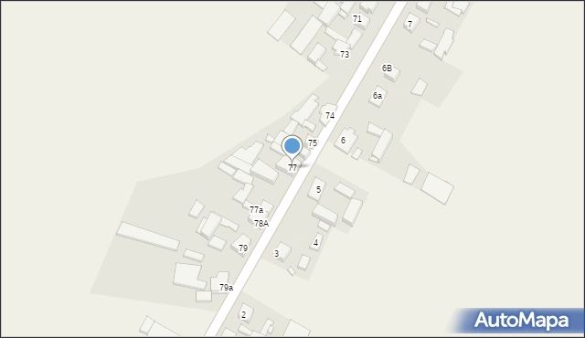 Siekówko, Siekówko, 77, mapa Siekówko