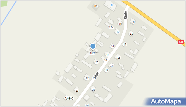 Sielc, Sielc, 18/2, mapa Sielc