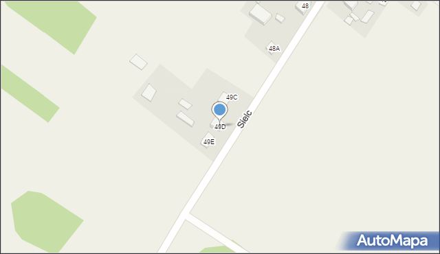 Sielc, Sielc, 49D, mapa Sielc