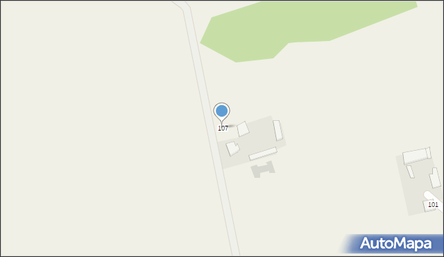 Sielc, Sielc, 107, mapa Sielc