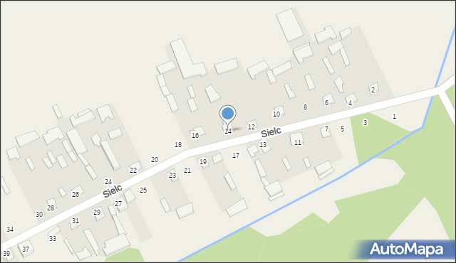 Sielc, Sielc, 14, mapa Sielc