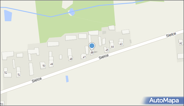 Sielce, Sielce, 46, mapa Sielce