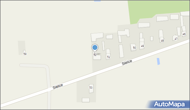 Sielce, Sielce, 52, mapa Sielce