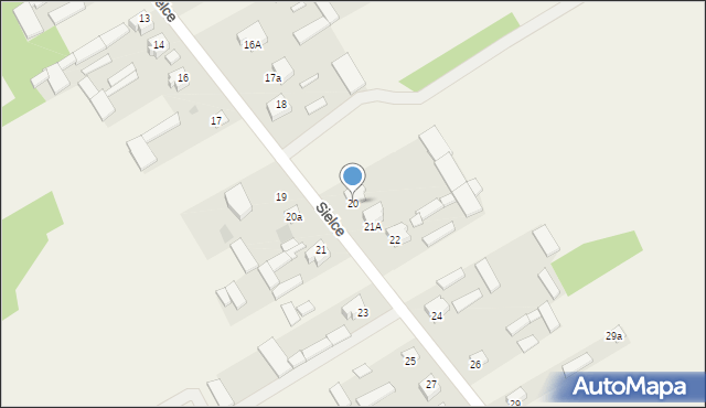 Sielce, Sielce, 20, mapa Sielce