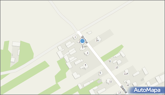 Sielce, Sielce, 3, mapa Sielce