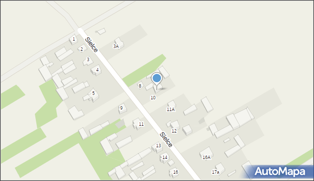 Sielce, Sielce, 9a, mapa Sielce