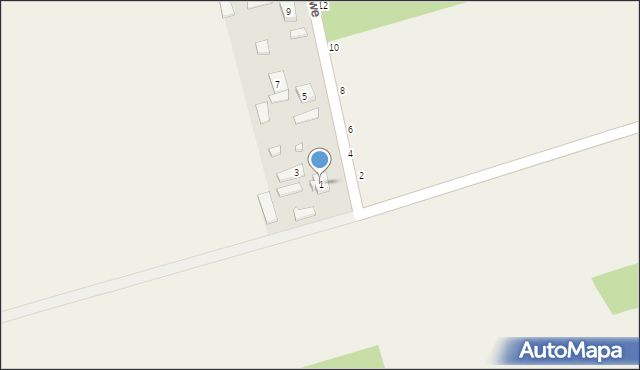 Sielce Lewe, Sielce Lewe, 1, mapa Sielce Lewe