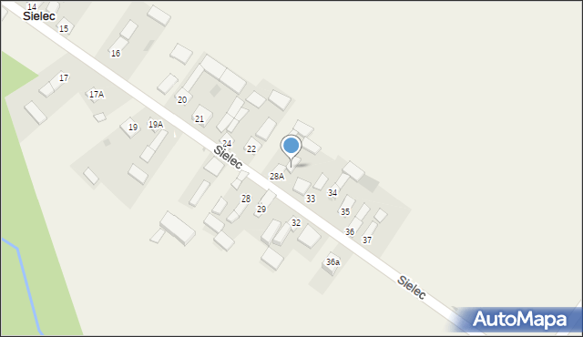 Sielec, Sielec, 30, mapa Sielec