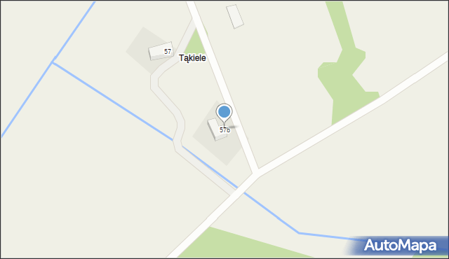 Sielec, Sielec, 57b, mapa Sielec