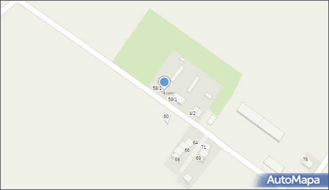 Sielec, Sielec, 58/5, mapa Sielec