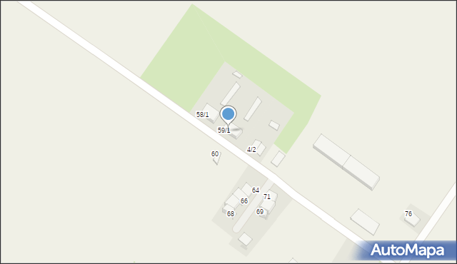 Sielec, Sielec, 59/2, mapa Sielec