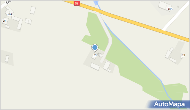 Sielec, Sielec, 25, mapa Sielec