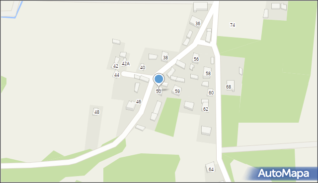 Sielec, Sielec, 50, mapa Sielec