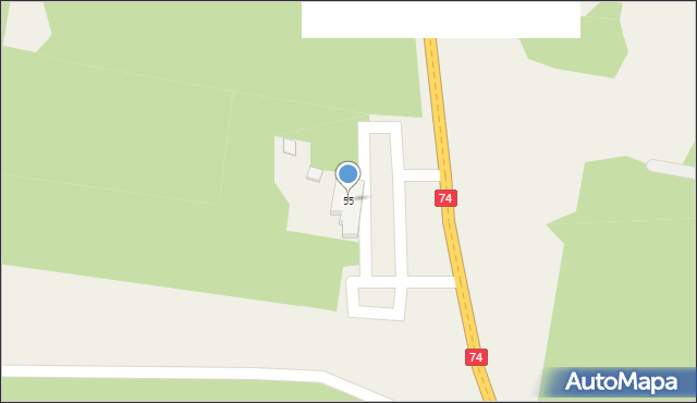 Sielec, Sielec, 55, mapa Sielec