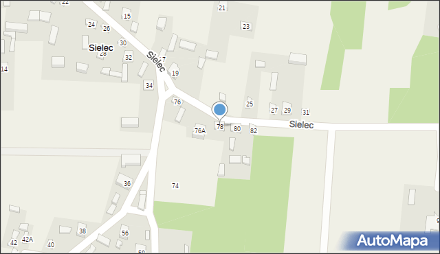 Sielec, Sielec, 78, mapa Sielec