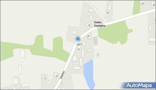 Sielec, Sielec, 32A, mapa Sielec