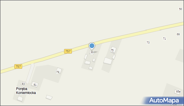 Sielec, Sielec, 77, mapa Sielec