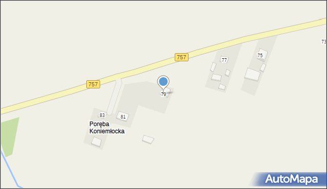 Sielec, Sielec, 79, mapa Sielec