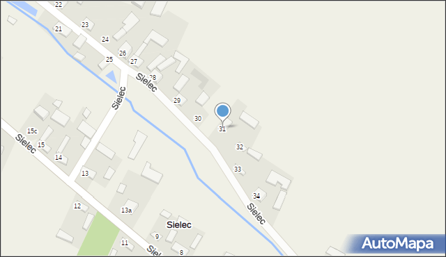 Sielec, Sielec, 31, mapa Sielec