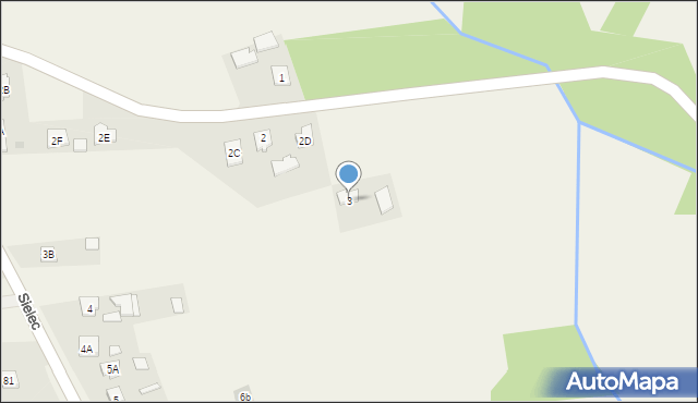 Sielec, Sielec, 3, mapa Sielec