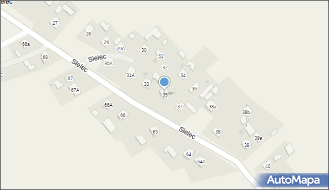 Sielec, Sielec, 35, mapa Sielec