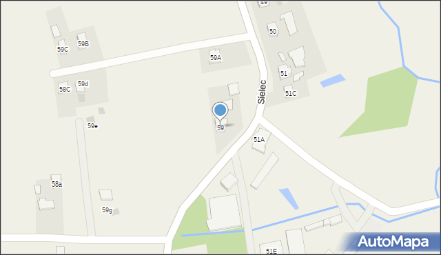 Sielec, Sielec, 59, mapa Sielec