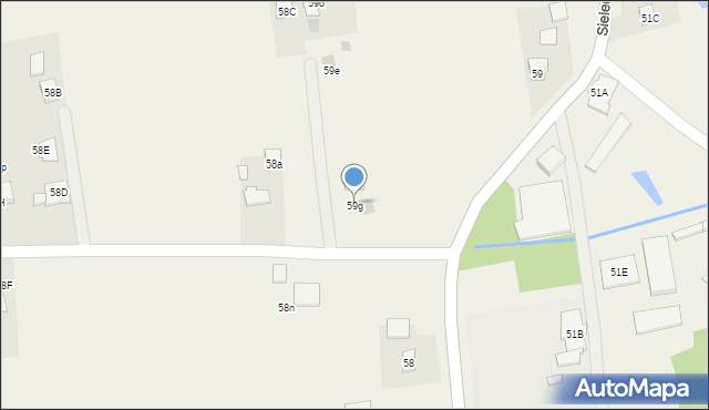 Sielec, Sielec, 59g, mapa Sielec