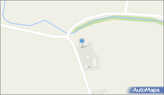 Sielec Biskupi, Sielec Biskupi, 43, mapa Sielec Biskupi