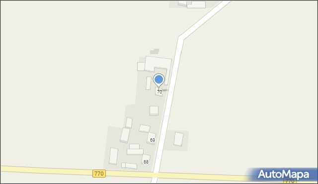 Sielec-Kolonia, Sielec-Kolonia, 70, mapa Sielec-Kolonia
