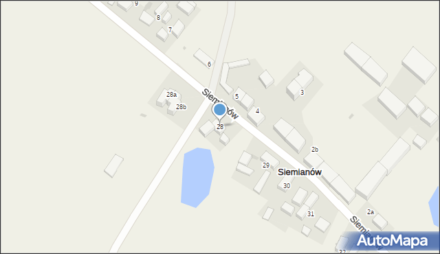 Siemianów, Siemianów, 28, mapa Siemianów