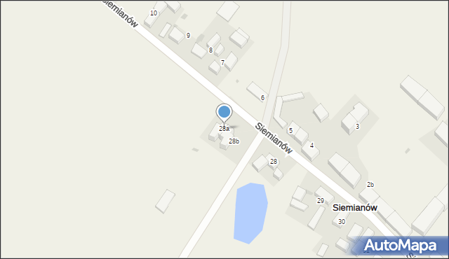 Siemianów, Siemianów, 28a, mapa Siemianów