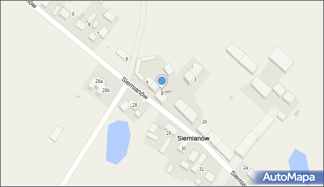 Siemianów, Siemianów, 4, mapa Siemianów