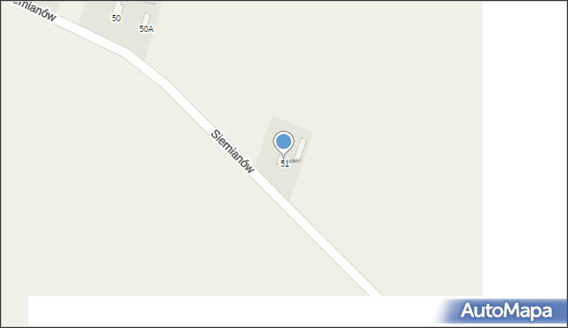 Siemianów, Siemianów, 51, mapa Siemianów