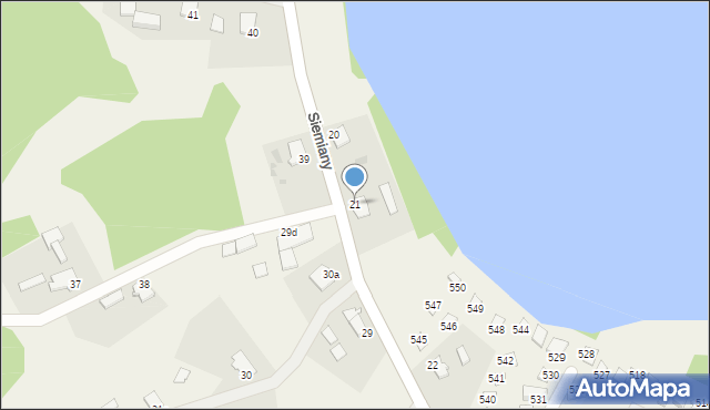 Siemiany, Siemiany, 21, mapa Siemiany