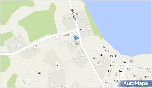 Siemiany, Siemiany, 30a, mapa Siemiany