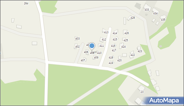 Siemiany, Siemiany, 408, mapa Siemiany