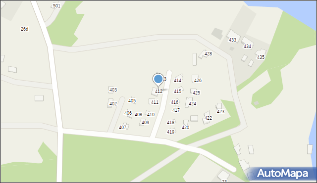 Siemiany, Siemiany, 412, mapa Siemiany