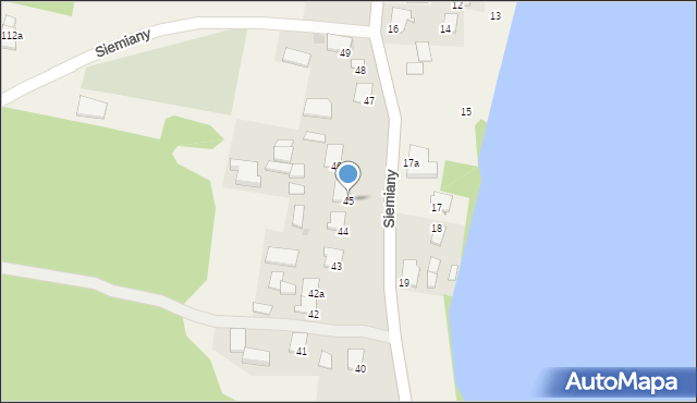 Siemiany, Siemiany, 45, mapa Siemiany