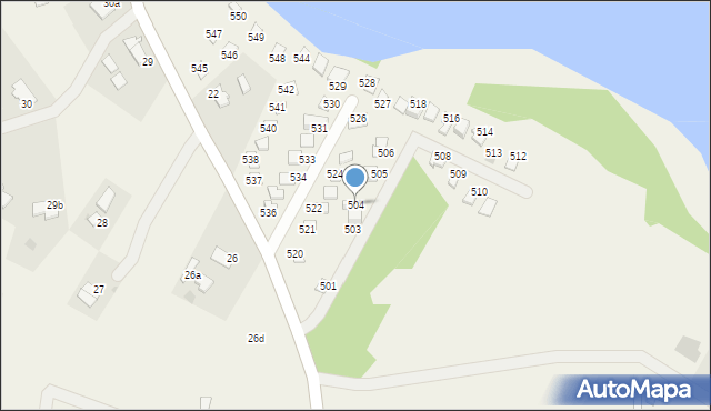 Siemiany, Siemiany, 504, mapa Siemiany