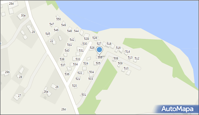 Siemiany, Siemiany, 506, mapa Siemiany