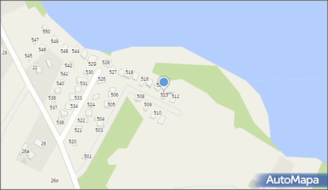 Siemiany, Siemiany, 513, mapa Siemiany