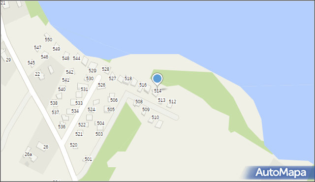 Siemiany, Siemiany, 514, mapa Siemiany