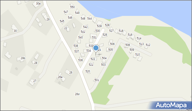 Siemiany, Siemiany, 523, mapa Siemiany