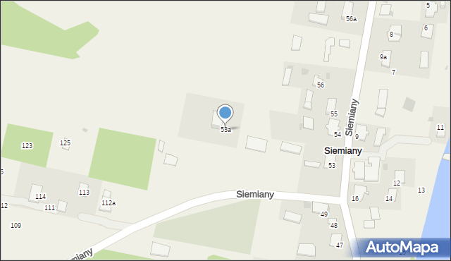 Siemiany, Siemiany, 53a, mapa Siemiany