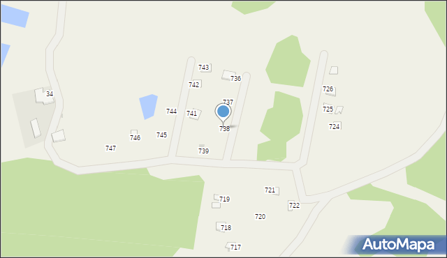 Siemiany, Siemiany, 738, mapa Siemiany