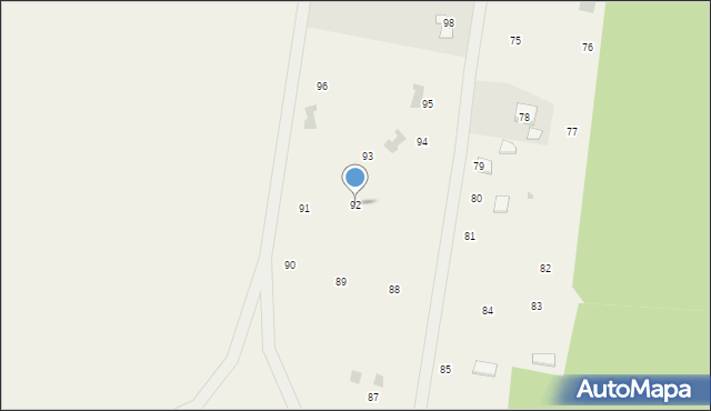 Siemiany, Siemiany, 92, mapa Siemiany