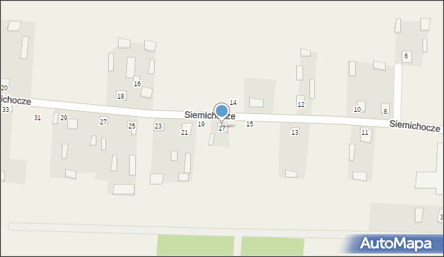Siemichocze, Siemichocze, 17, mapa Siemichocze