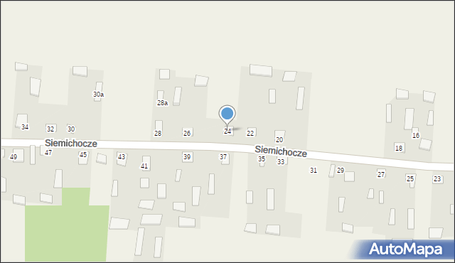 Siemichocze, Siemichocze, 24, mapa Siemichocze